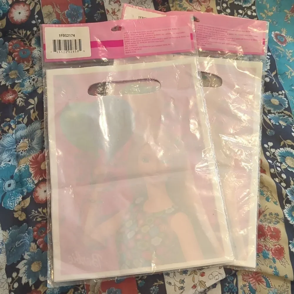Barbie‎ vintage Birthday Treat sacks bags NIP